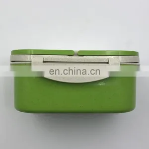 Promotional Wholesale Bamboo Straw Fiber Wheat Warm Stack Customize Lunch Bento Box thumbnail-4