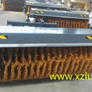 China Skid Loader Angle Sweeper Manuafcture,snow Sweeper Attachments for Skid Steer Loader thumbnail-5