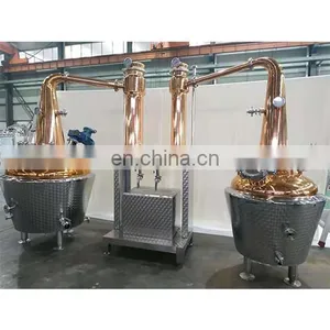 Micro Moonshine Still Home Alcohol Distillation Equipment/Moonshine Distillery Copper Distiller thumbnail-2