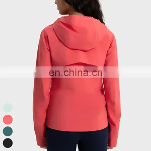 Casual Women's Fashion Sports Trench Windbreaker Windproof Waterproof Coat Custom Outdoor Jackets Women Hooded Windbreaker thumbnail-3