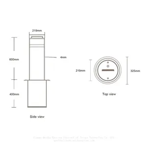 Original Factory Private Parking Antitheft Security Barrier Lockable Bollard With Reflective Band Removable Bollards thumbnail-4