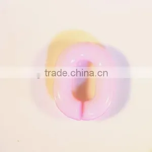 DIY Accessories 23 * 17 mm Acrylic Opening Lap Composable Chain Color Fluorescent Color Plastic thumbnail-6