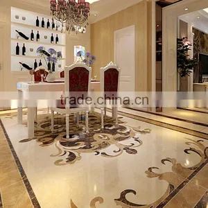 Polished Inlay Floor Waterjet Marble thumbnail-4