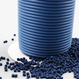 Eco-friendly Soft Pvc Granule Plastic Extrusion Virgin PVC Particle Compound High Elastic Raw Material Pellet for Garden Hose thumbnail-2