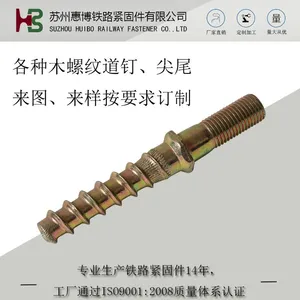 Railroad Fasteners Screw Spikes Square Rectangular Hex and Dome Heads Spikes Dog Spike Ss25 Ss8 DHS35 Sdu9 thumbnail-4