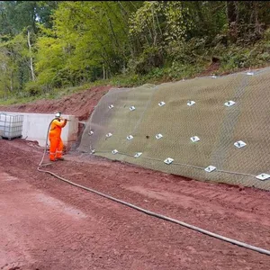 China Woven High Tensile Steel Wire Mesh 95% Zn/5% AI Coating Bending Corrosion Protection Debris Flow Barrier Slope thumbnail-6
