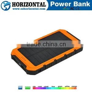 Newest 10000mah Dual Usb Charger Solar Power Bank for Cell Phones thumbnail-5