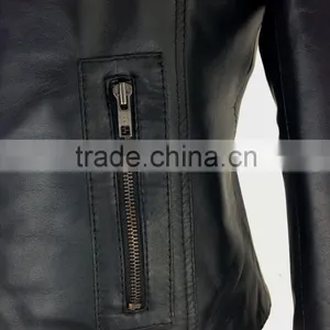 Genuine Leather Jacket Women Online Shopping Pakistan thumbnail-4