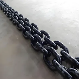Mining Scraper Chain φ 30× 108 Manganese Steel Heat Treatment High-Strength Mining Round Link Chain thumbnail-4