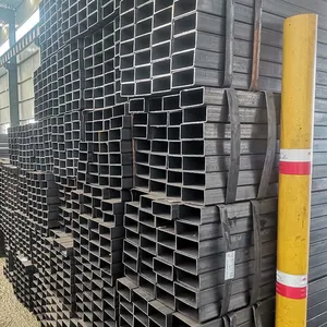 A106 A53 Q195 A36 S235JR Q235 Q345 ASTM Carbon ERW Mild Iron Round/square Tube Welded Steel Pipes thumbnail-1