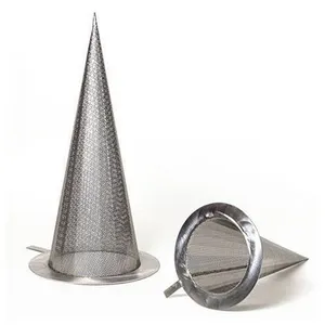 Stainless Steel Wire Mesh Temporary Conical Strainer thumbnail-2