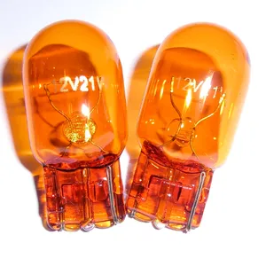 Haining Factory T20 7443 582 12V 21/5W W21/5W Amber Car Signal Bulb Clear Taillight Lamp for Vehicles thumbnail-2