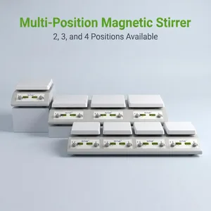 Four-piece Four-spoke Ceramic Plate Multi-position Heating Magnetic Stirrer thumbnail-1