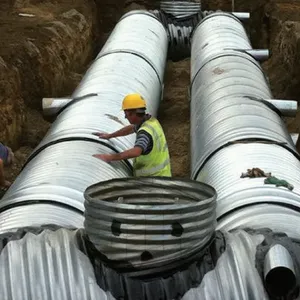 GALVANIZED HELICAL CORRUGATED STEEL CULVERT thumbnail-4