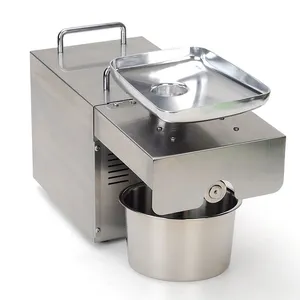 MO-Qdmdch High Oil Extraction Rate GW021 Automatic Stainless Steel Oil Press Machine Cold Hot Press for Peanut Sesame Walnut Seed Nut Home Use thumbnail-1