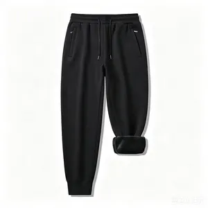 Men's Drawstring Jogger Thickened Sportswear Pants thumbnail-3
