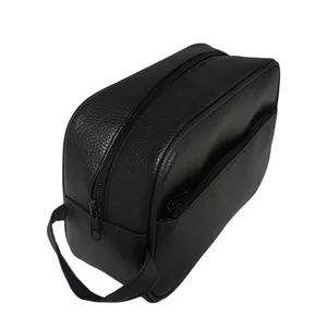 Multi‑Pocket Makeup Shaving Dopp Kit With Carry Handle thumbnail-4