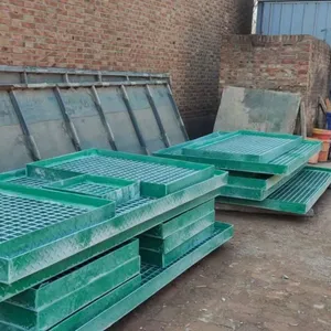 Library FRP Grating Drainage Corrosion Resistant Anti Slip Public Walkway Panel thumbnail-5