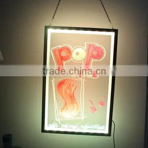 Ultra-thin Double Side LED Transparent Writing Board thumbnail-1