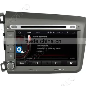 Wecaro Android 4.4.4 Car Gps Navigation Dashboard Placement 8" Usb Aux Interface for Honda Accord Civic BT Gps 3g TV 2012 2013 thumbnail-2