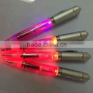 Led Light up Ballpen, Led Flashlight Pen,led Metal Light Pen,promotional Led Flashlight Pen ,festival Gifts Led Pen thumbnail-2