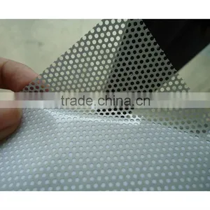 Black Circle Printing Transparent PVC Film Sticker thumbnail-1