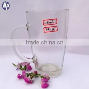 300ml Clear Pint Glass Beer Mug With Handle thumbnail-3