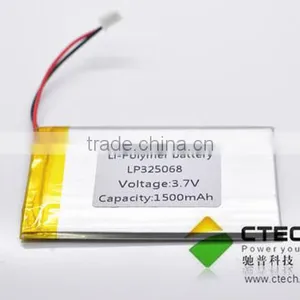 Power-Ultra Polymer Li-ion Battery 325068 3.7V 1500mAh thumbnail-1