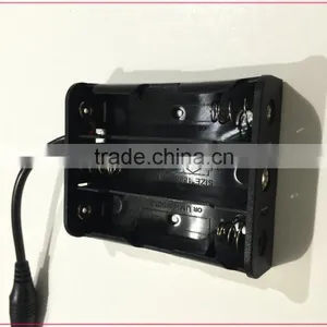 3.7V 18650 3 Poles Battery Holder 5.5x2.5 Female DC Plug 22AWG Cable Assembly thumbnail-1