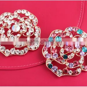 Corsage Wholesale Noble Scarf Buckle Crystal Brooch thumbnail-2
