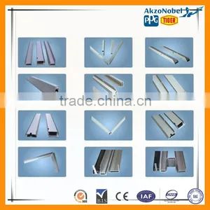 6063-T5 Sand Blast Silver Aluminum Frames for Solar Energy Frame Panels thumbnail-1