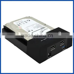 PANTO 2.5"/3.5" USB 3.0 SATA HDD Flat Hard Drive Docking Station Enclosure thumbnail-2