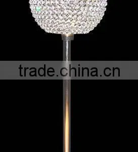 Crystal Globe Silver Candelabra/ Candle Stand/ Candle Holders thumbnail-1
