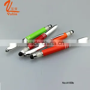 Promotional Led Touch Metal Ball Pen With Crystal Touch thumbnail-1