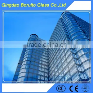 8mm 10mm Blue Reflective Glass for Building Glass thumbnail-1