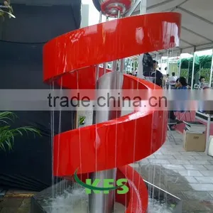 Stainless Steel Modern Decor Fountain Sculpture thumbnail-1