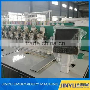 2016 Best Sale Commercial Automatic Multi Head Computer Embroidery Machine Price thumbnail-3