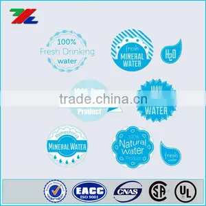 2016 Roll Waterproof Plastic Water Self Adhesive Custom Bottle Label thumbnail-1
