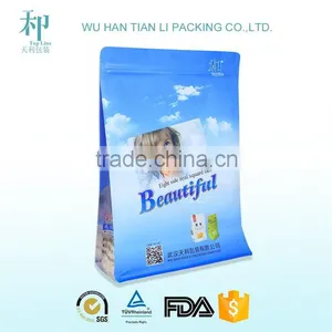 Hot Sale Biodegradable Customized Laminated Plastic Flat Bottom Pouch thumbnail-4