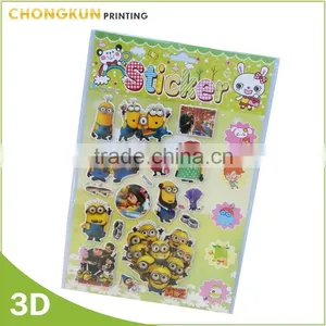 Funny 3D Effect Printing PP/PET3d Lenticular Plastic Sticker thumbnail-4