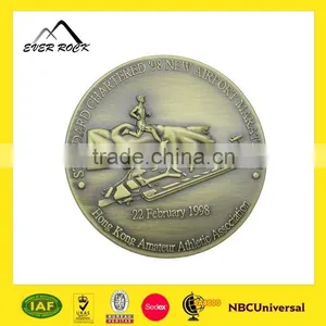 Hot Selling Souvenir Metal Great Wall Of China Coin thumbnail-1