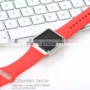 Original PIPILU TPU Soft Screen Protector Case For Apple Watch Screen Protective Case Clear Cover 38mm/42mm MT-4531 thumbnail-4