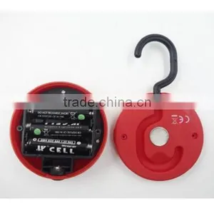 360 Degree Hooking Magnet COB Round Portable LED Battery Work Light thumbnail-2