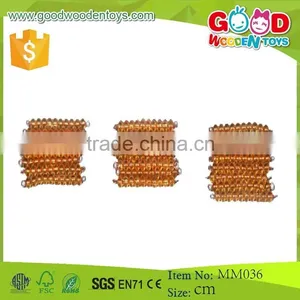 Montessori Materials Toys 45 Golden Bead Bars of Ten Teaching Aids thumbnail-1