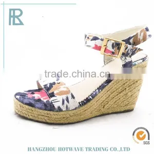 Hot Fashion Ladies Flower Espadille thumbnail-1