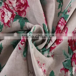 Poplin Printing Fabric Textile 40s Cotton Fabric for Woman's Dress Clothing thumbnail-4