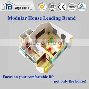 Friendly Movable and Metal Roofing Steel Structure Modular Classrooms thumbnail-5
