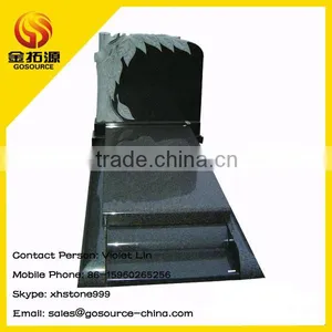 Absolute Black Granite Tombstone thumbnail-1