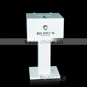 Factory Outlet Vertical High-grade Acrylic Donation Box Suggestion Box Plastic Ballot Box thumbnail-4