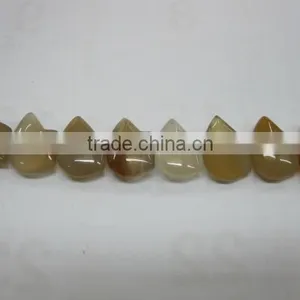 Unique Carved Cute Bear Shape Red Grey Agate for Jewelry and Fashion Accessory thumbnail-1